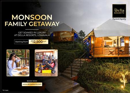 Monsoon calling at Della Resorts